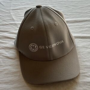 GE Vernova Flex Fit Gray Baseball Cap